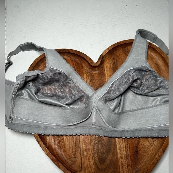 GLAMORISE 44C BRA Gray Women Lift MagicLift Original Shape Support Wireless 1362 - Picture 2 of 12